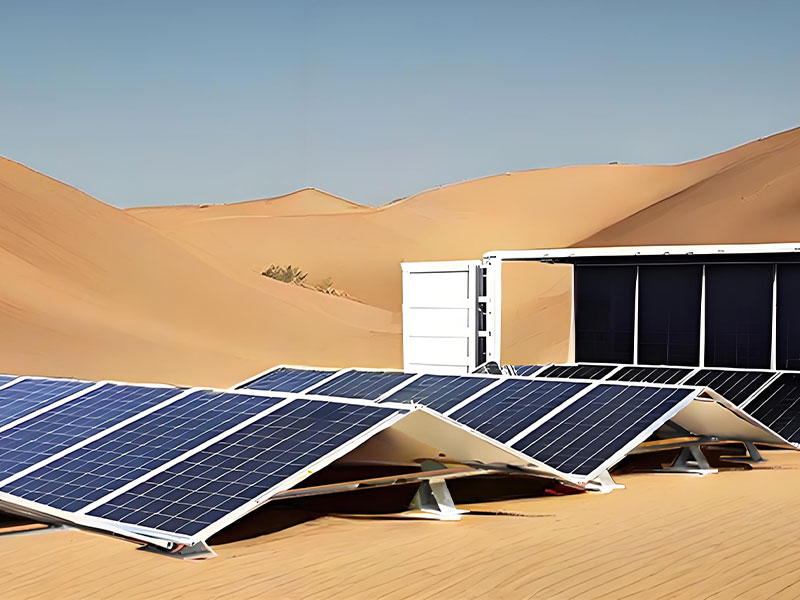 Recipiente solar fotovoltaico (tipo trilho)