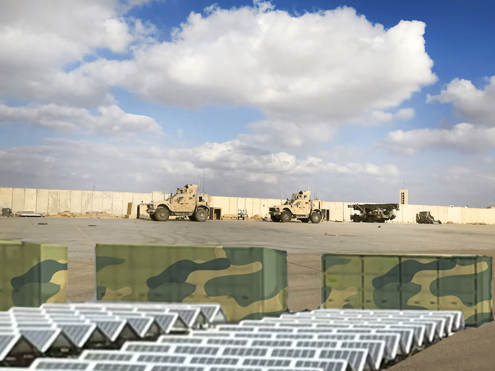 Solar Power Containers for Assuntos Militares